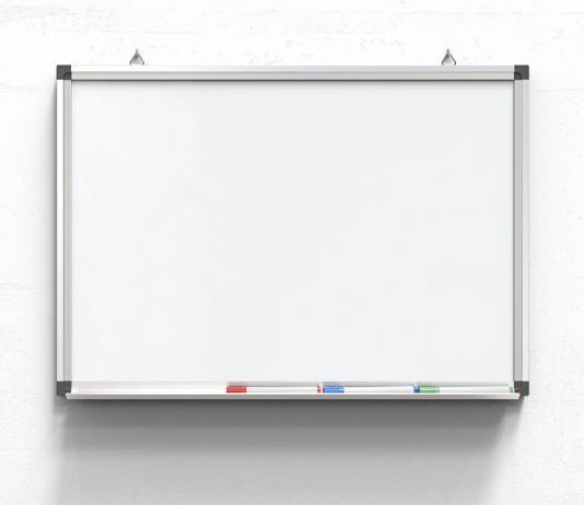 Das beste Whiteboard bleibt weiß und hält ewig